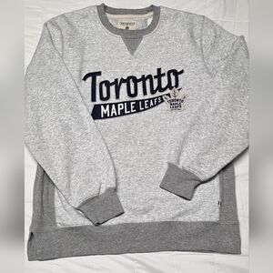 Toronto Maple Leafs Grey Crewneck Sweatshirt